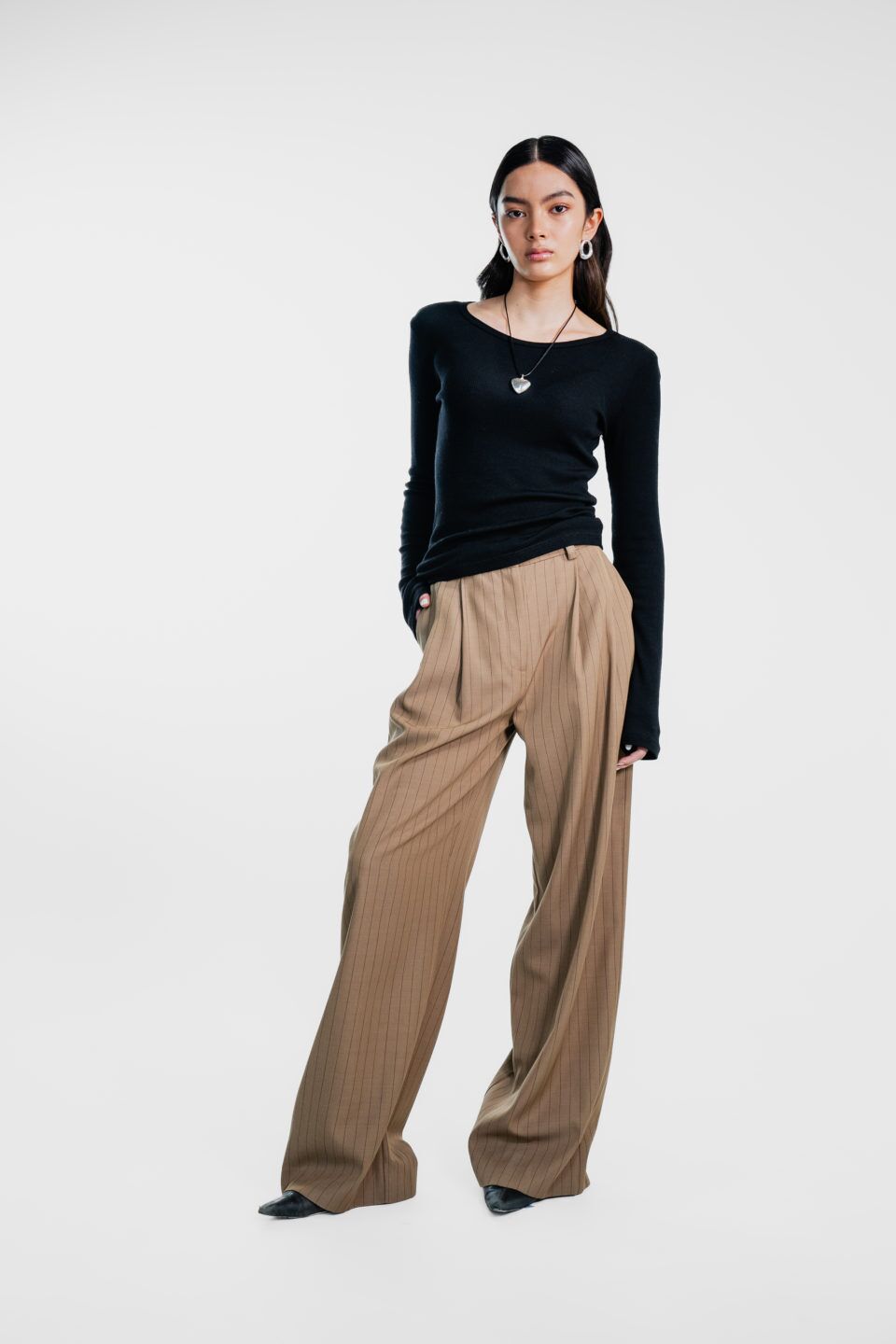 新品未着用MARNO Chloe knit tops black Chloe knit tops – MARNO